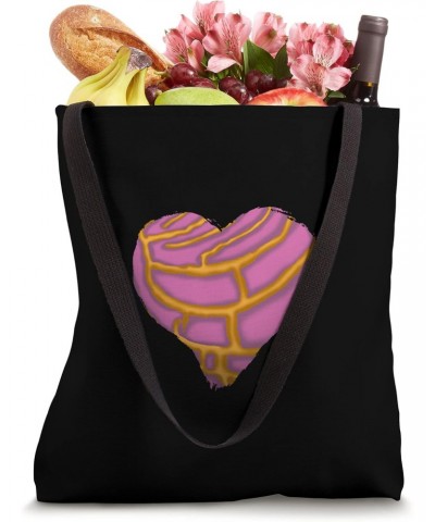 Concha Pink Heart Mexicana Conchas Bread Latina Mexico Bread Tote Bag $9.41 Totes