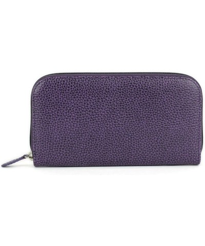 Small Wallet, Genuine Leather, 4.5 x 3.375 x 0.75 inches, Violet (G437.06) Large Purple $22.58 Wallets