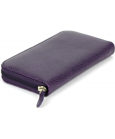 Small Wallet, Genuine Leather, 4.5 x 3.375 x 0.75 inches, Violet (G437.06) Large Purple $22.58 Wallets