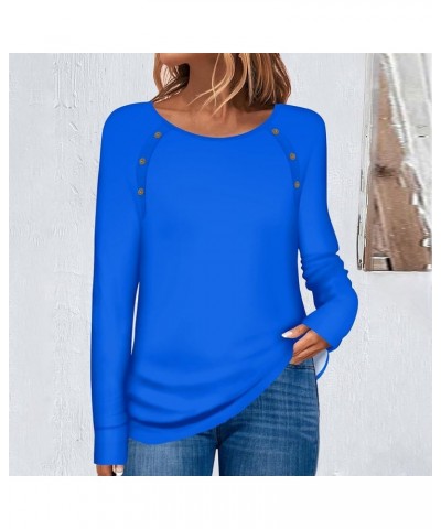 Christmas Sweatshirt Women Xmas Tree Graphic 2023 Trendy Round Neck Blouses Shirts Plus Size Holiday Daily Tee Tops 2-blue $1...