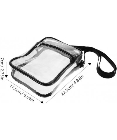 Crossbody Belt Bag Adjustable Clear Shoulder Bag Crossbody Purse Storage Pouch $9.79 Crossbody Bags