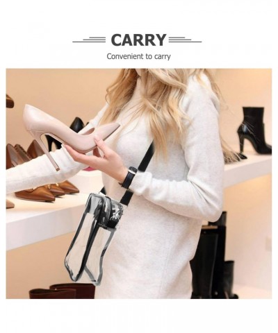 Crossbody Belt Bag Adjustable Clear Shoulder Bag Crossbody Purse Storage Pouch $9.79 Crossbody Bags