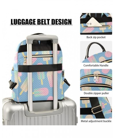 Gradient Popsicle Fashion Travel Backpack for Women Multi Pockets Lightweight Purse for Women-M Multicolor Medium $14.35 Back...