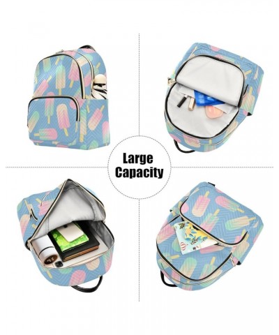 Gradient Popsicle Fashion Travel Backpack for Women Multi Pockets Lightweight Purse for Women-M Multicolor Medium $14.35 Back...