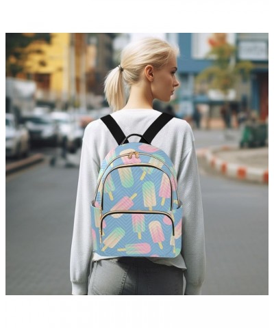 Gradient Popsicle Fashion Travel Backpack for Women Multi Pockets Lightweight Purse for Women-M Multicolor Medium $14.35 Back...