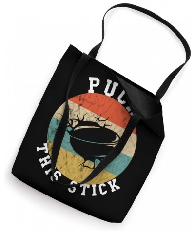 Puck This Stick Play Ice Hockey Retro Vintage Sunset Tote Bag $9.10 Totes