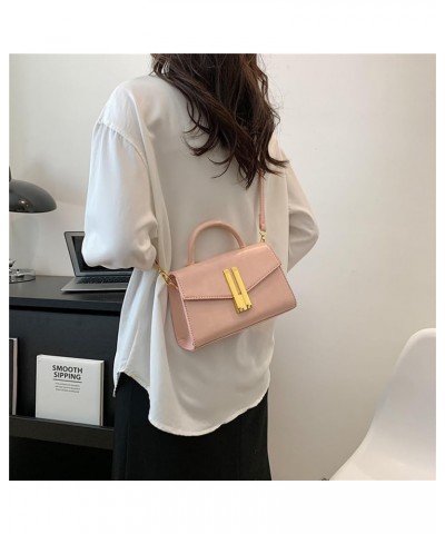 Small Crossbody Bag for Women Trendy Leather Shoulder Bag Vintage Crossbody Purse Top-handle Handbag Satchel Bag Pink $24.21 ...