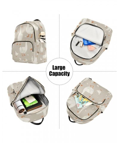 Cute Gooses Women Backpack Purse Travel Daypack Shoulder Bag $15.40 Backpacks