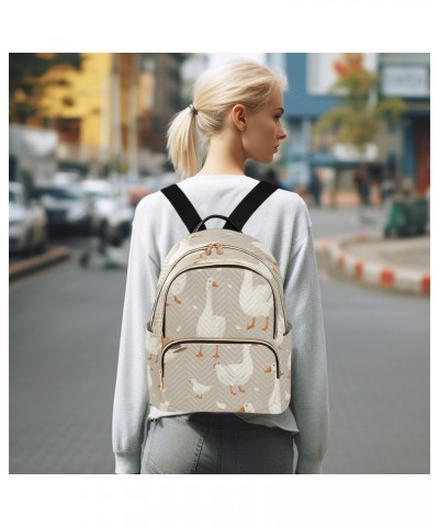 Cute Gooses Women Backpack Purse Travel Daypack Shoulder Bag $15.40 Backpacks