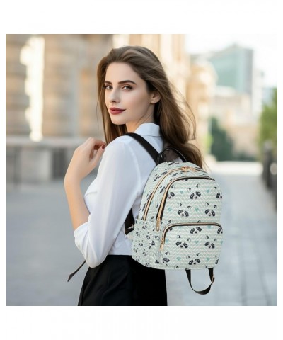 Women Backpack Purse Cute Raccoon Hearts Fashion Shoulder Bags Travel Backpack Small Daypacks S Medium $15.60 Backpacks