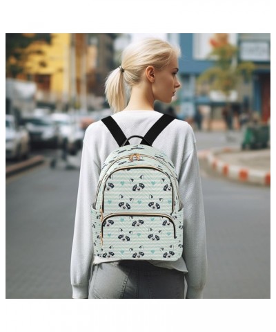 Women Backpack Purse Cute Raccoon Hearts Fashion Shoulder Bags Travel Backpack Small Daypacks S Medium $15.60 Backpacks