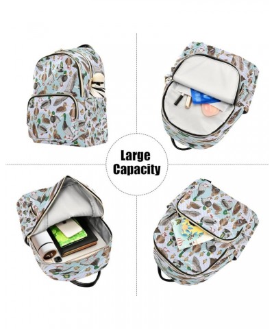 Color Mallard Ducks Women Backpack Purse Ladies Fashion Shoulder Bag Daypack Travel Bag 10L Medium $17.50 Backpacks