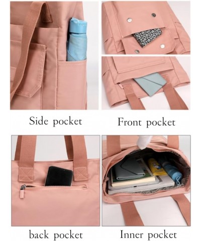 Casual Nylon Tote Bags Women Hobo Crossbody Bag Purse for Women Large Work Travel Shoulder Bags Handbags Bag Cc 0443-pink $9....