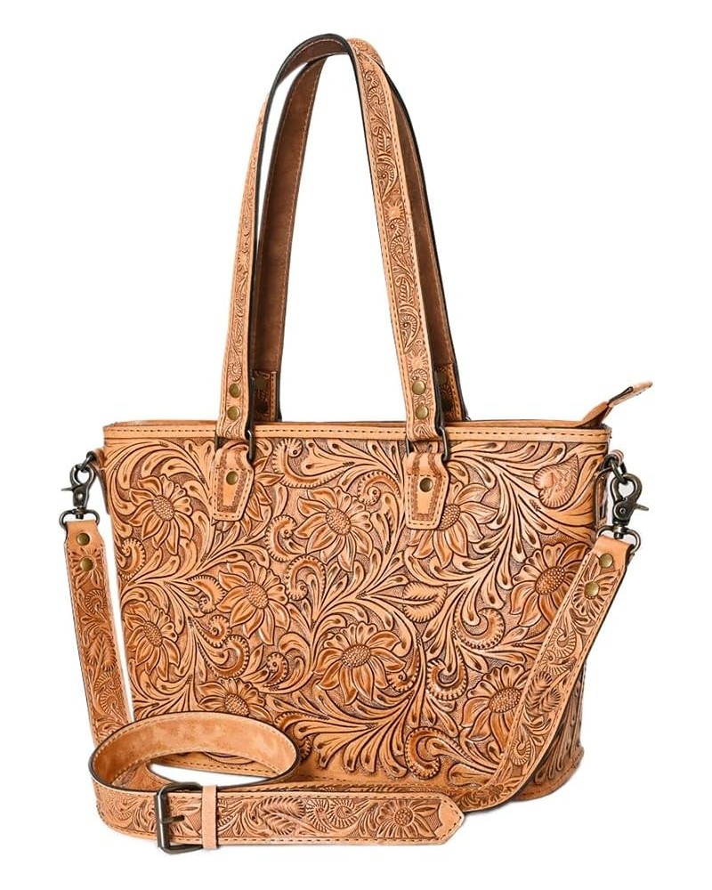 American Darling Tote Hand Tooled Genuine Leather women bag western handbag purse Adbg1141a $62.10 Totes