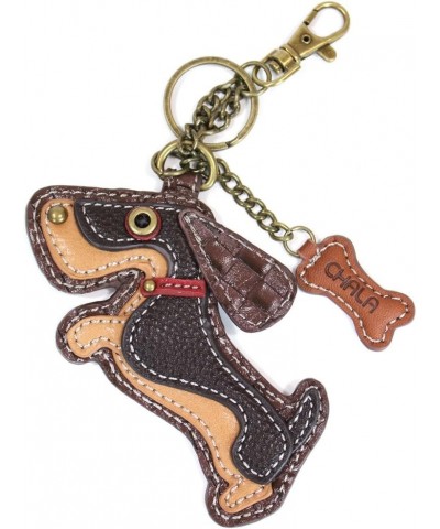 Patch Crossbody Bag Weiner Dog Dachshund Multi-color (Sand) $29.50 Crossbody Bags