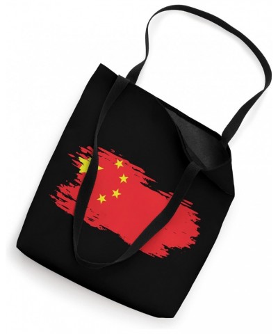 China National Flag Brush Effect Tote Bag $11.81 Totes