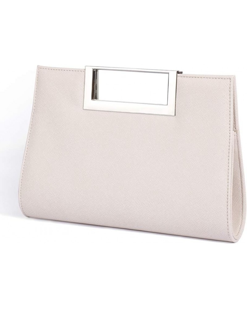 Clutch Purse for Women PU Leather/Straw Evening Party Metal Grip Cut it out Handbag with Shoulder Chain Strap Beige $16.08 Ev...