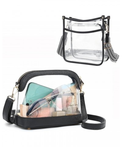 Clear Purse for Women Stadium, Small Clear Crossbody Bag for Concerts Sports $28.49 Crossbody Bags