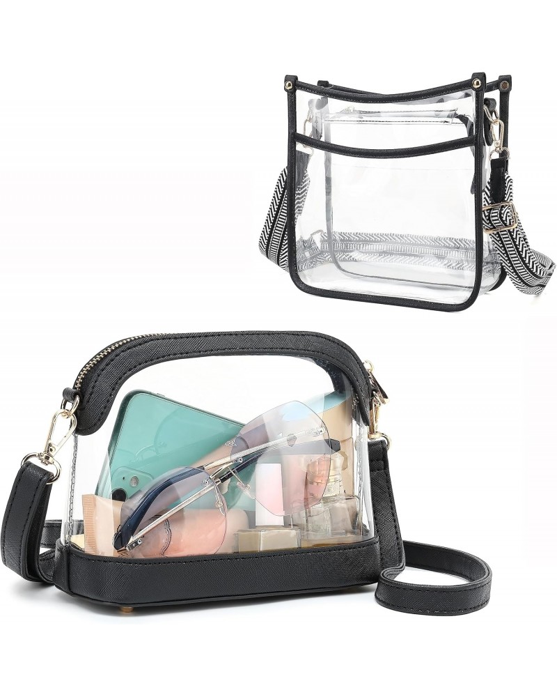 Clear Purse for Women Stadium, Small Clear Crossbody Bag for Concerts Sports $28.49 Crossbody Bags