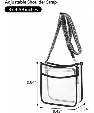 Clear Purse for Women Stadium, Small Clear Crossbody Bag for Concerts Sports $28.49 Crossbody Bags