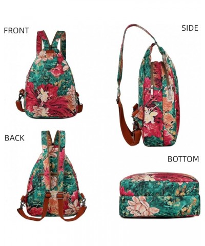 Women's Small Sling Crossbody bag Casual Backpack Purse for Outdoor Travel Hiking Backpack Colorful XB-17 Bs-new $15.05 Backp...