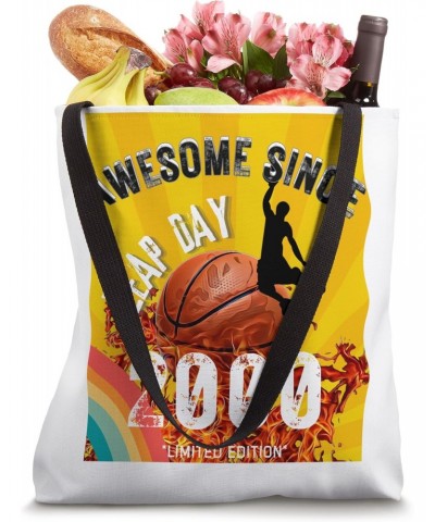 Basketball Leap Year 02-29-2000 Birthday Basketball Design Tote Bag $12.97 Totes