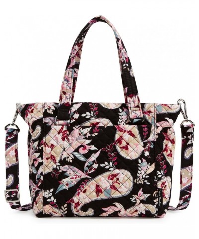 Women's Cotton Multi-Strap Shoulder Satchel Purse Botanical Paisley $31.18 Satchels