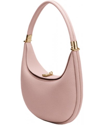 Crescent Bag Genuine Leather 3 In 1 Purses Trendy Purses for Women 2024 Shoulder Bag Designer Handbags for Women Pink $24.74 ...