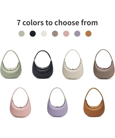 Crescent Bag Genuine Leather 3 In 1 Purses Trendy Purses for Women 2024 Shoulder Bag Designer Handbags for Women Pink $24.74 ...