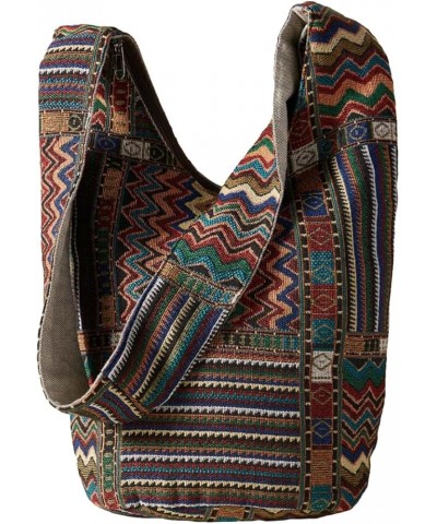 Women's Striped Hobo Shoulder Bag Crossbody Tote Bags Multicolored One-Size Multicolored $24.85 Totes