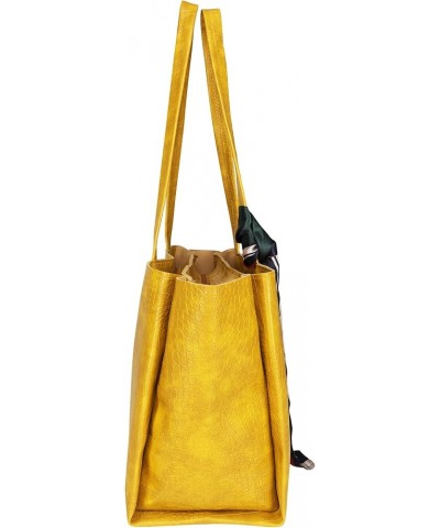 Women's Bag/Shoulder Bag/Tote Bag/Croc Pattern/Ice Bag Mustard $19.04 Totes