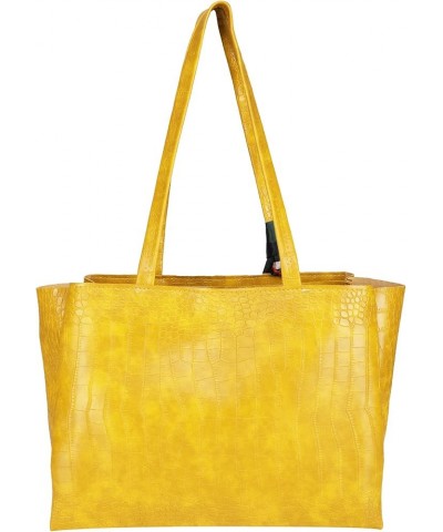 Women's Bag/Shoulder Bag/Tote Bag/Croc Pattern/Ice Bag Mustard $19.04 Totes