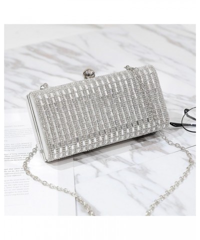 Women's Handbags Leather White Handbag Women Evening Clutch Bag Wedding Party Purse Simple Banquet Chain Shoulder Bag $109.00...