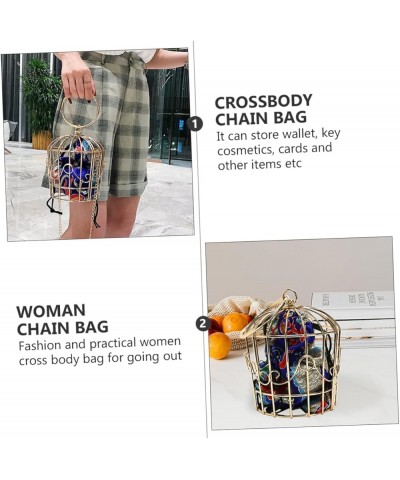 Bird Cage Bag Women Bag Crossbody Purses Crossbody Crossbody Sling Bags for Women Wedding Party Purse Blue $14.19 Crossbody Bags