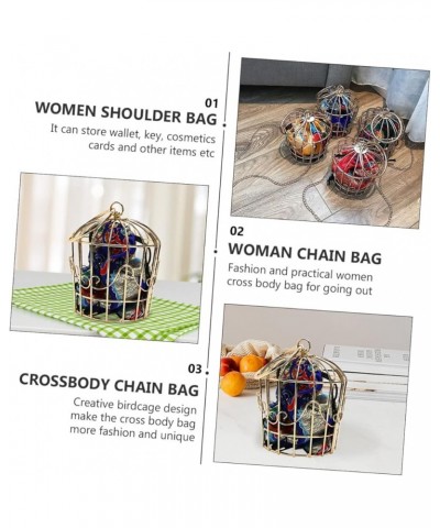 Bird Cage Bag Women Bag Crossbody Purses Crossbody Crossbody Sling Bags for Women Wedding Party Purse Blue $14.19 Crossbody Bags