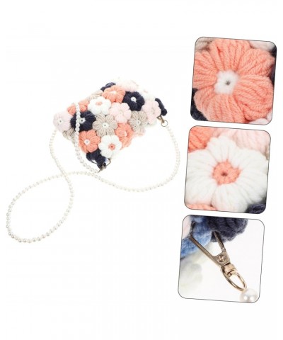 Phone Wallet 1pc Puff Flower Crossbody Bag Crossbody Sling Bag Woven Crossbody Bag Summer Bag Girls Phone Pouch Woven Bag Cro...