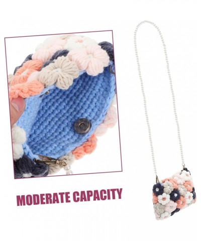 Phone Wallet 1pc Puff Flower Crossbody Bag Crossbody Sling Bag Woven Crossbody Bag Summer Bag Girls Phone Pouch Woven Bag Cro...