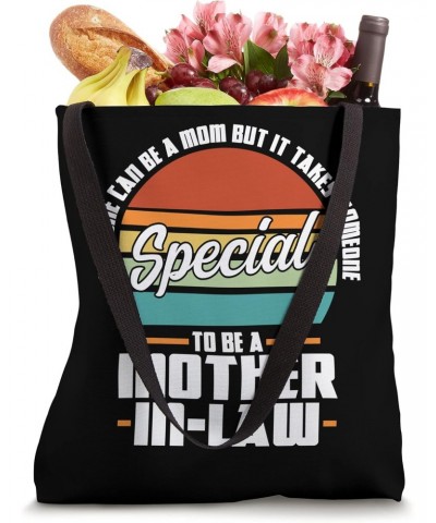 anyone can be a mom but mother-in-law son-in-law Tote Bag $12.04 Totes