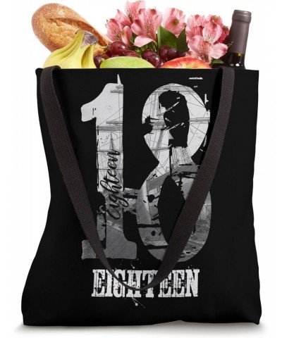 18 Eighteen Tee - 18 Year Old Shirt 2006 18th Birthday Gift Tote Bag $11.58 Totes