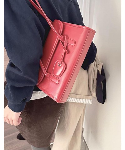 Shoulder Purse Red Shoulder Bag for Women Cute Red Purse Red Purses for Women Trendy Purses for Women 2024 Y2k Purse Red $16....