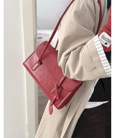 Shoulder Purse Red Shoulder Bag for Women Cute Red Purse Red Purses for Women Trendy Purses for Women 2024 Y2k Purse Red $16....