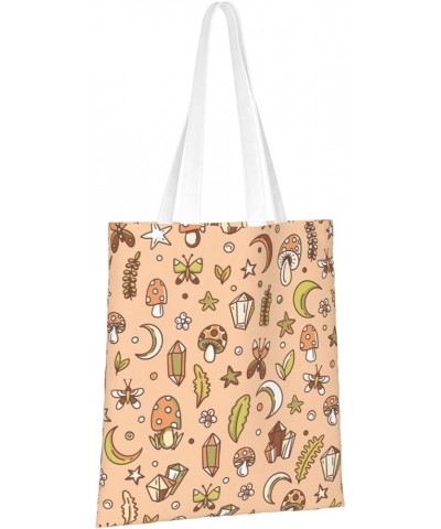 Mushrooms Single Shoulder Fashion Canvas Tote Shopping Bags Handbags For Men And Women Mushrooms4 $11.33 Totes