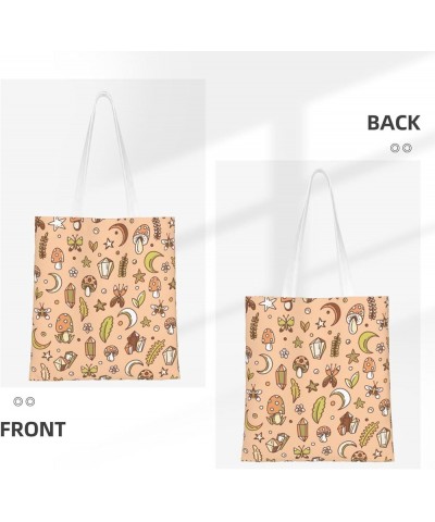 Mushrooms Single Shoulder Fashion Canvas Tote Shopping Bags Handbags For Men And Women Mushrooms4 $11.33 Totes