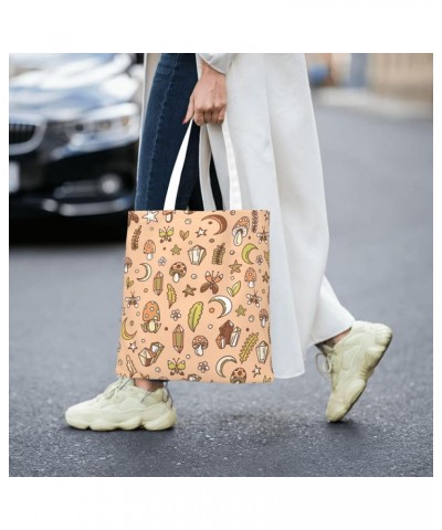 Mushrooms Single Shoulder Fashion Canvas Tote Shopping Bags Handbags For Men And Women Mushrooms4 $11.33 Totes