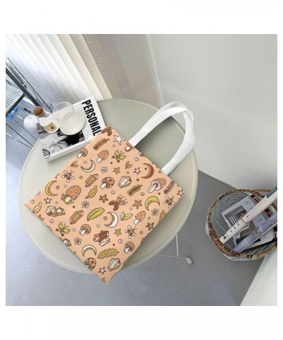 Mushrooms Single Shoulder Fashion Canvas Tote Shopping Bags Handbags For Men And Women Mushrooms4 $11.33 Totes