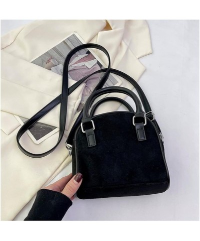 Vintage Handheld Small Square Bag - Versatile Single Shoulder Crossbody Casual Shell Bag (Brown) Black $20.96 Totes