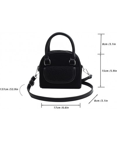 Vintage Handheld Small Square Bag - Versatile Single Shoulder Crossbody Casual Shell Bag (Brown) Black $20.96 Totes