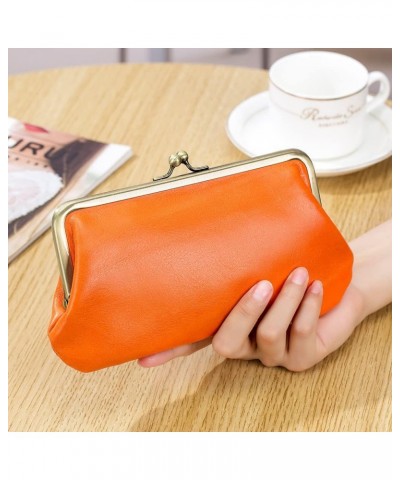 Ladies Wallet Coin Purse Genuine Leather Phone Bag Women Large Capacity Long Clutch Multi-Function Handbag Retro Creative Sto...