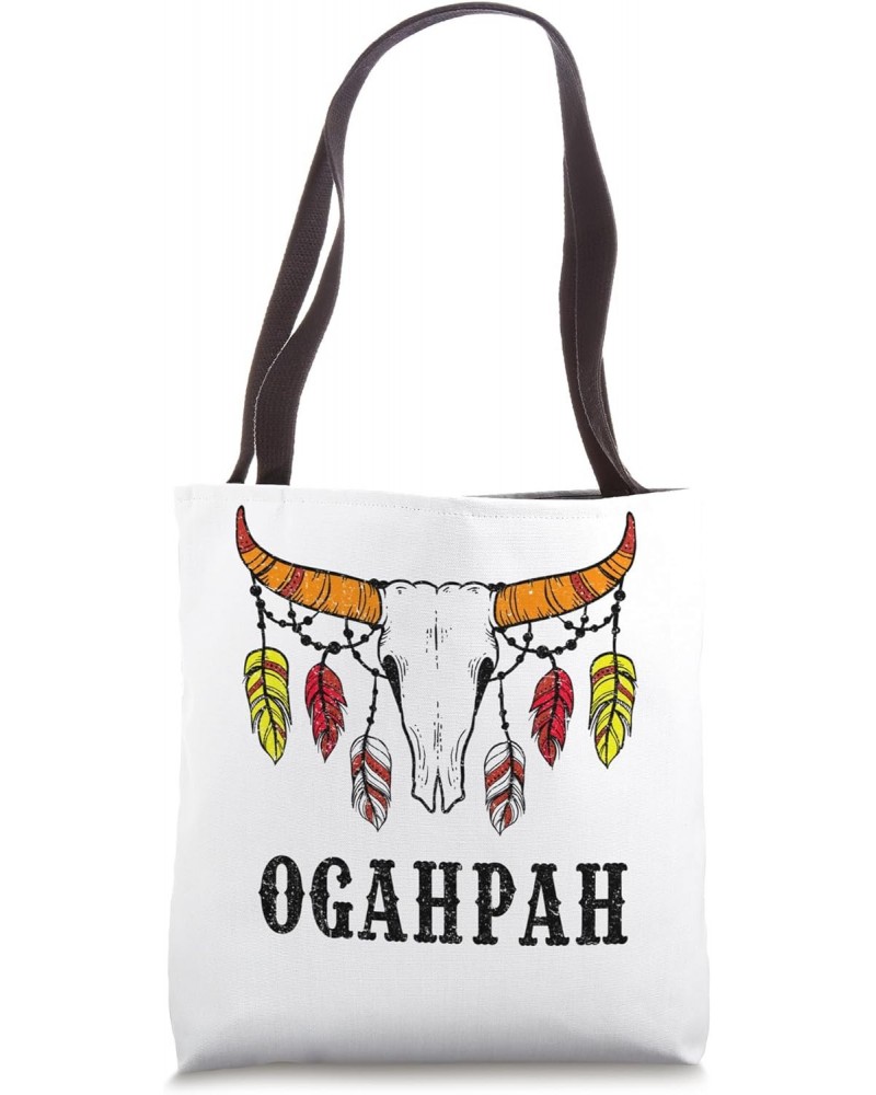 Ogahpah Tribe Pride Native American Indian Culture Tote Bag $16.52 Totes