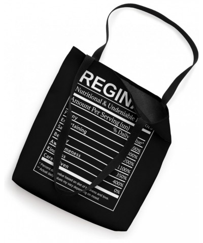 Regina Nutrition Facts Funny Sarcastic Personalized Name Tote Bag $14.03 Totes